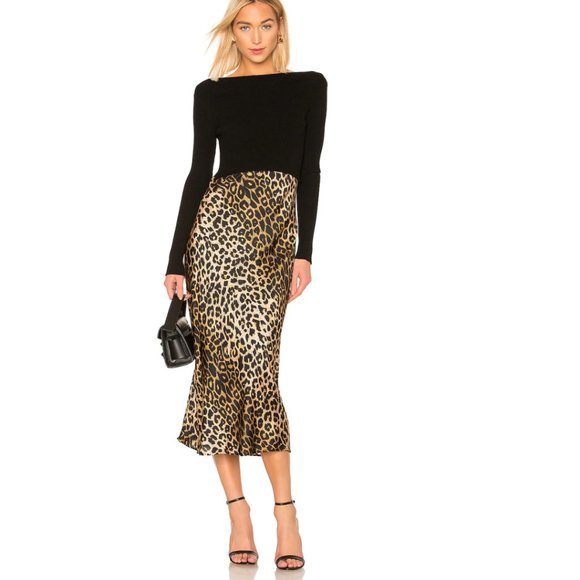 All Saints Dresses & Skirts - ALLSAINTS Hera Leppo Slip Dress in Animal Print NWT Size Small